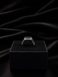 Obsidian Crest Black Stone Ring