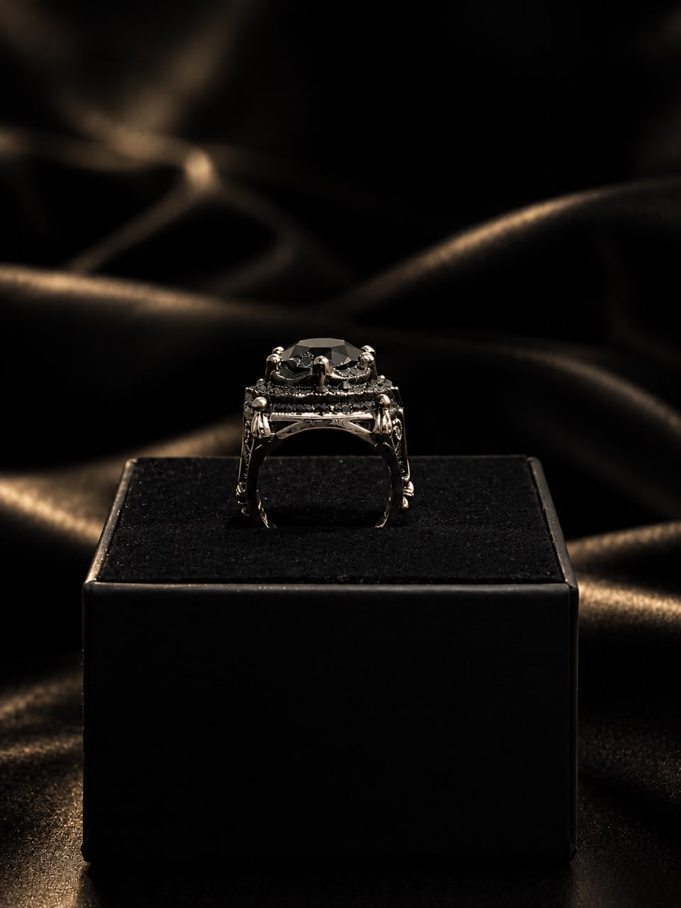 Noir Sultan Black Stone Ring